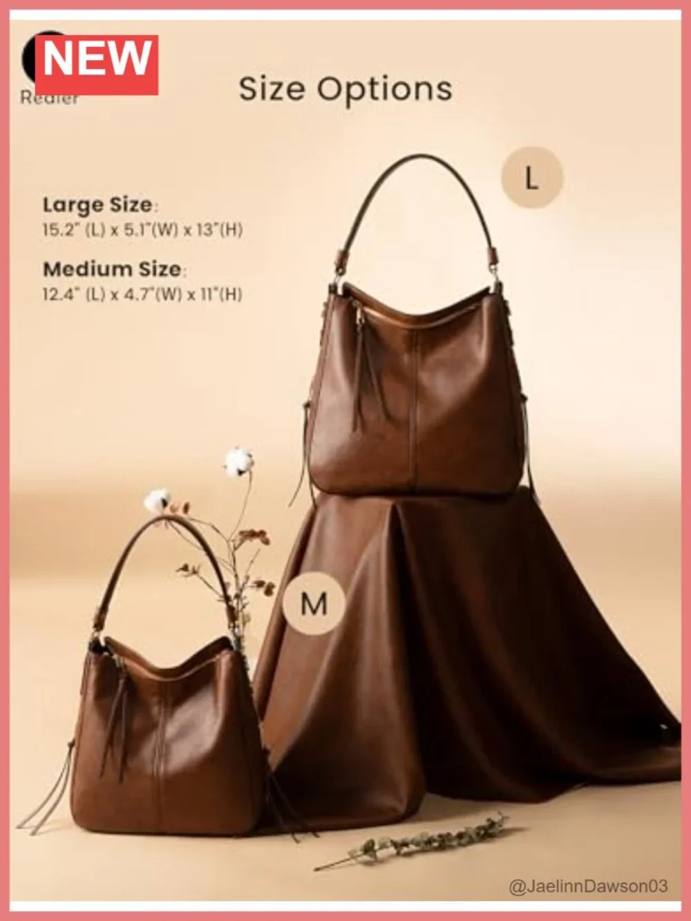 Large Hobo Crossbody Bag for Women Soft Faux Leather Shoulder Purse